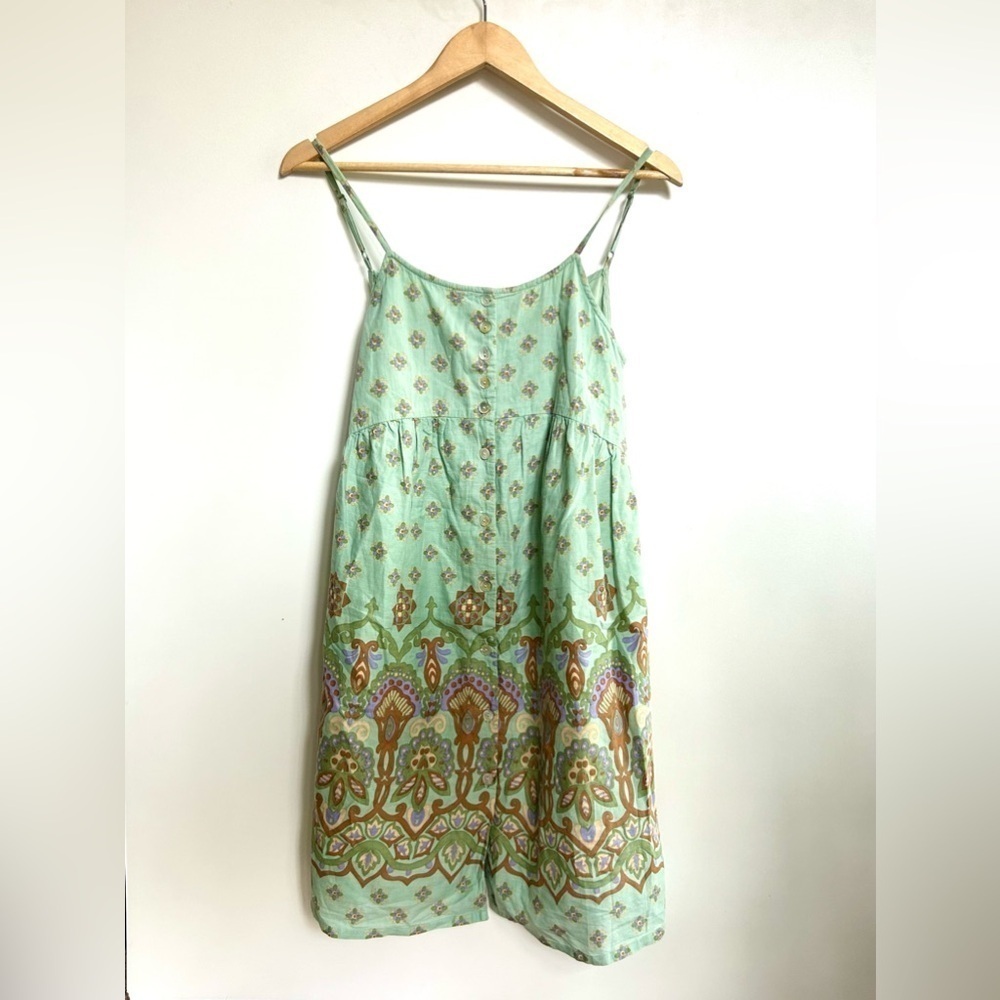 April cornier strappy tunic dress mint green pattern - Picture 6 of 11